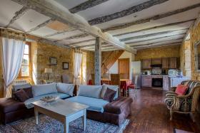 Large charming property divided into five houses for sale