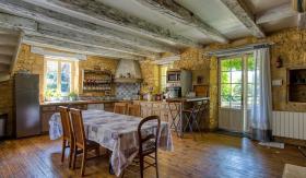 Large charming property divided into five houses for sale