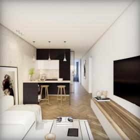 Beautifully renovated 2-bedroom apartment with outstanding views