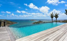 Villa Joy overlooking the bay of Marigot in Saint Barth
