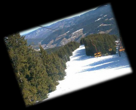 Ski slope, plot of land with the associated permit