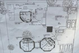 Traditional house, new construction type eco dome