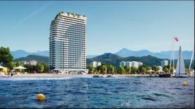 Apartment in a luxury residential complex on the beach