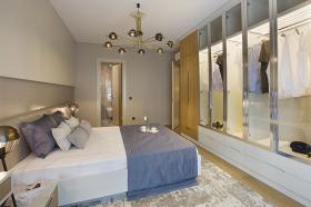 High floor 3+1 apartment for sale in a prestigious complex with a view