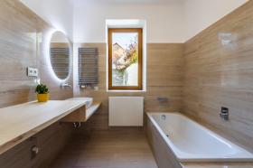 Newly reconstructed house in original style with modern elements in Liboc