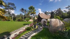 Luxury hotel complex in Ubud