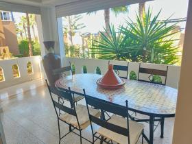 House 80 m from the sandy beach with 180 degree sea views