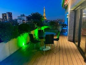 Apartment with terrace and magical view of Paris