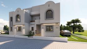 Villa for sale - roof terrace with open view of the Hammamet golf course