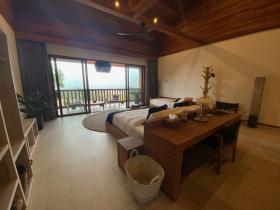 Luxury villa in a central, quiet area with sea view for 20 people