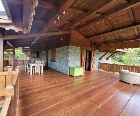 For sale unique luxury furnished chalet on 5.7 ha