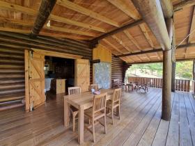 Unique log cabin for sale in Farino