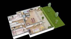 Ground floor apartment with panoramic sea and sky views