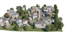 New 4-room house in the heart of the largest economic center of Southern Corsica