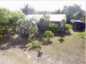 House in Rangiroa in French Polynesia