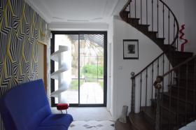 Beautiful old home, decoration and designer furniture, park