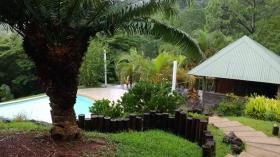 Luxury villa with panoramic lagoon and mountain views