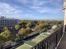 Bright and Beautiful Panoramic View Luxury Paris Haussmann Style Apartment 